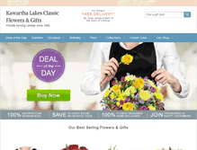Tablet Screenshot of lindsayflowers.com